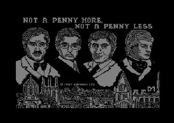 Not A Penny More, Not A Penny Less (UK) (2 faces) (1987) screen shot title